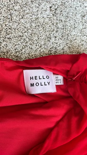 Hello Molly Red Mini Dress thumbnail 4