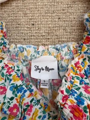 Sky To Moon Floral Mini Dress thumbnail 4