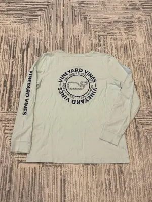 Vineyard Vines women's medium blue long sleeve shirt thumbnail 2
