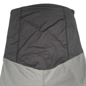 Isabel Maternity‎ By Ingrid & Isabel Gray Black Medium cropped athletic leggings thumbnail 5