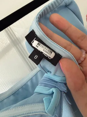Boohoo Formal Blue Dress Midi thumbnail 3