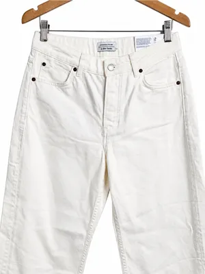 NWT & Other Stories Relaxed Tapered Jeans White Low Rise 28/30 thumbnail 4