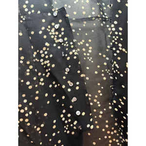 Valerie Stevens Separates Black Polka Dot Gradient Maxi‎ Skirt Petite thumbnail 8
