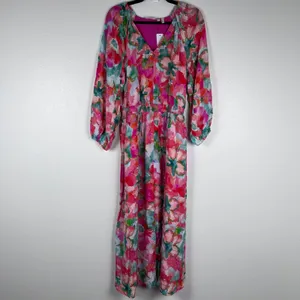 Soft Surroundings Women's Evalina Printed Maxi Dress Sz M‎ thumbnail 3