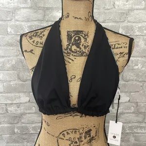 Shade & Shore Leopard Print Reversible Bikini Top thumbnail 2