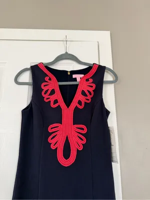 Lilly Pulitzer Embroidered Shift Midi Dress thumbnail 8