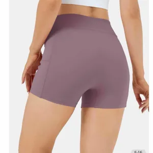 Halara Cloudful Air Fabric High Waisted Side Pocket Yoga Shorts 3.5" thumbnail 4