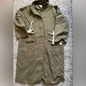 Haryln utility coat olive green size large thumbnail 2