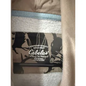 Cabelas Womens Camo Hoodie M Regular Hunted Hunting Graphic Sweatshirt Baby Blue thumbnail 4