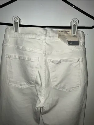DL1961 Frayed-Hem Wide Leg Jeans thumbnail 2
