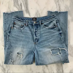 Urban Outfitters BDG Distressed High Rise Cropped Jeans thumbnail 5
