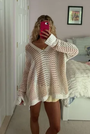 Beach Cover Up White thumbnail 1