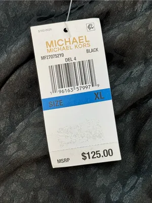 Michael Kors Women's Cheetah-Print Handkerchief-Hem Skirt Black XL thumbnail 7