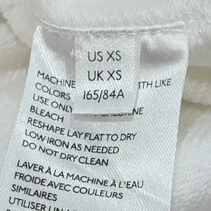 Garima Dhawan‎ Anthropologie Love Peace Happiness Courage Sweatshirt White XS thumbnail 8