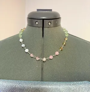 Handmade Beaded Necklace thumbnail 1