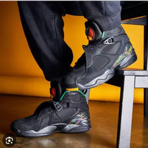 Nike Air Jordan 8 Retro GS Black 305368-004 thumbnail 1