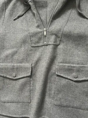 water Resistant Wool Hooded Anorak thumbnail 3