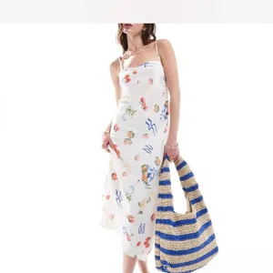 Abercrombie & Fitch pattern maxi Dress - xsmall petite NWT thumbnail 8