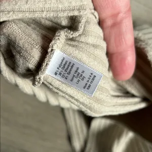 Joah Brown Taupe Ribbed Knit Top thumbnail 6
