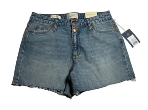 Universal Threads Vintage Midi Stretch Shorts Raw Hem Size 4 Festival Rodeo thumbnail 1