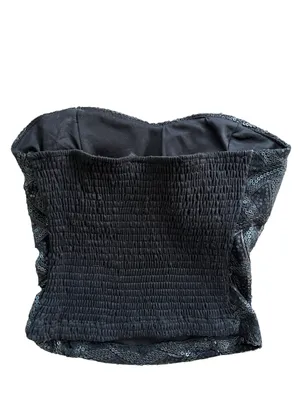 Y2K Body Central black strapless sequin top thumbnail 9