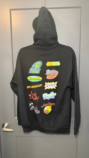 Black Hoodie - 90s Cartoons thumbnail 4