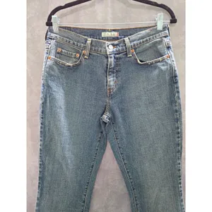 Levi's 515 Bootcut Blue Straight Leg 90s Vintage Womens Jeans 8M thumbnail 3