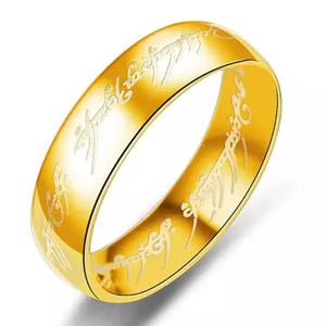 Gold Lord of the Ring Rings thumbnail 4