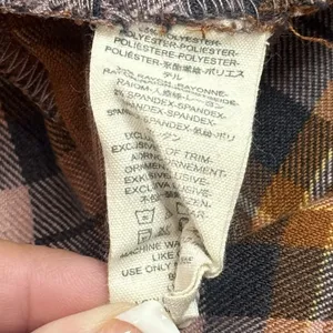 Free People‎ Cozy Dream Flannel Buttondown Oversized Raw Hem Feminine Outdoors L thumbnail 9