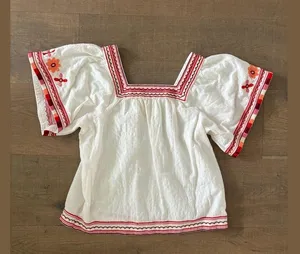 madewell embroidered sandblossom blouse thumbnail 8