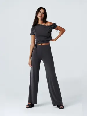 NWT Simi Pant in Charcoal by With Jéan size medium thumbnail 4