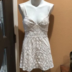Superdown Tiff Mini Dress In White thumbnail 5