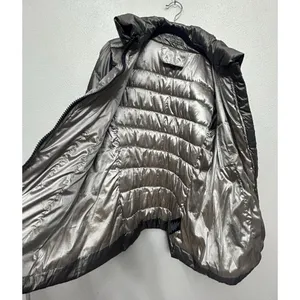 Covington Packable Duck Down Puffer Coat Jacket Size Medium Pewter W/bag Hiking thumbnail 5