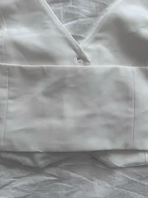 ZARA Halter Neck Top Crop White thumbnail 3