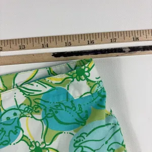 Lilly Pulitzer Capri Pants Womens 12 Multicolor Floral Twill Stretch Tropical thumbnail 7