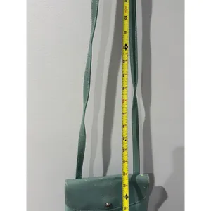 Longchamp‎ Le Pliage Leather Shoulder Bag Crossbody Made In France Vintage L thumbnail 6