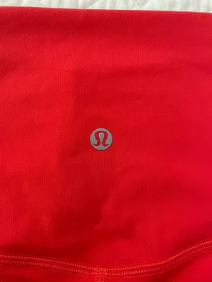Carnation red Lululemon align high rise leggings size 6 thumbnail 2