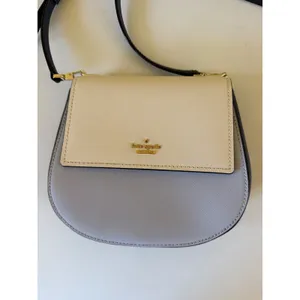 Kate Spade Brydie Tile Blue White Crossbody Bag Leather Preppy thumbnail 4