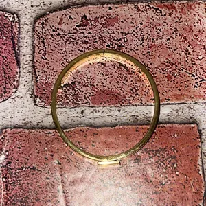 Pre-Owned Kate Spade Never A Dull Moment Gold Tone Bangle Bracelet Jewelry thumbnail 3