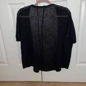 MUDD Short Sleeve black cardigan thumbnail 2