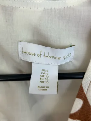 House of Harlow Puff Sleeve Linen Blend thumbnail 9