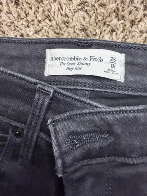Abercrombie & Fitch High Rise Super Skinny Denim thumbnail 6