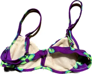 ✨Retro vintage swim top Purple thumbnail 2