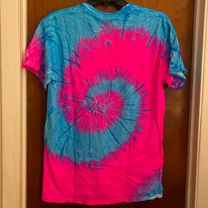 Cocoa Beach Colorful T Dye Tee Pink Size M thumbnail 2