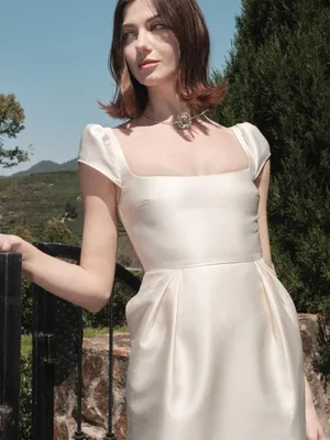 Maison Amory The Belmont Dress in Ivory Cream XXS NEW $369 Bride Bridal thumbnail 3