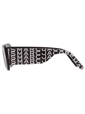 NWT MARC JACOBS Monogram Grey Square Ladies Sunglasses [*Authentic*] — One Size thumbnail 5