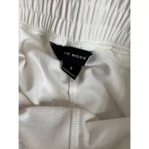 Rae Mode Matching Set Womens S Striped Half Zip Pullover Skort Shorts White thumbnail 11