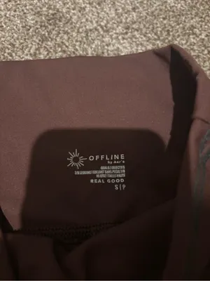 OFFLINE by Aerie High-Rise Leggings in Deep Chocolate thumbnail 4
