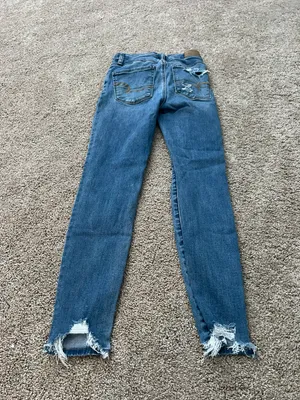 American Eagle Next Level Stretch Ripped Jeans thumbnail 2