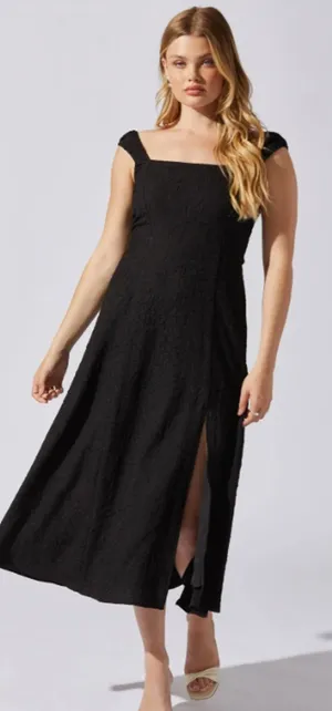ASTR‎ the Label Crinkle Maxi Dress Size Medium thumbnail 1